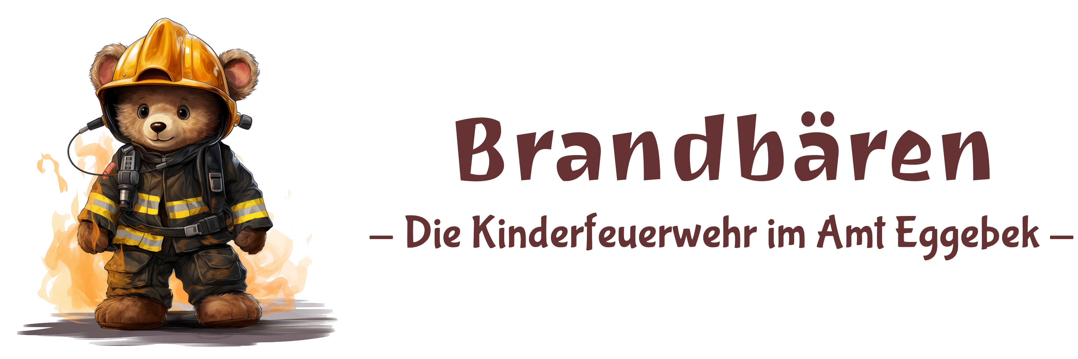 Logo Brandbären – Kinderfeuerwehr im Amt Eggebek
